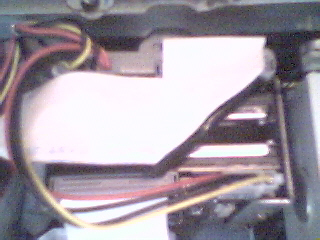 Un detalle más cercado de los dos HD USCSI de madre